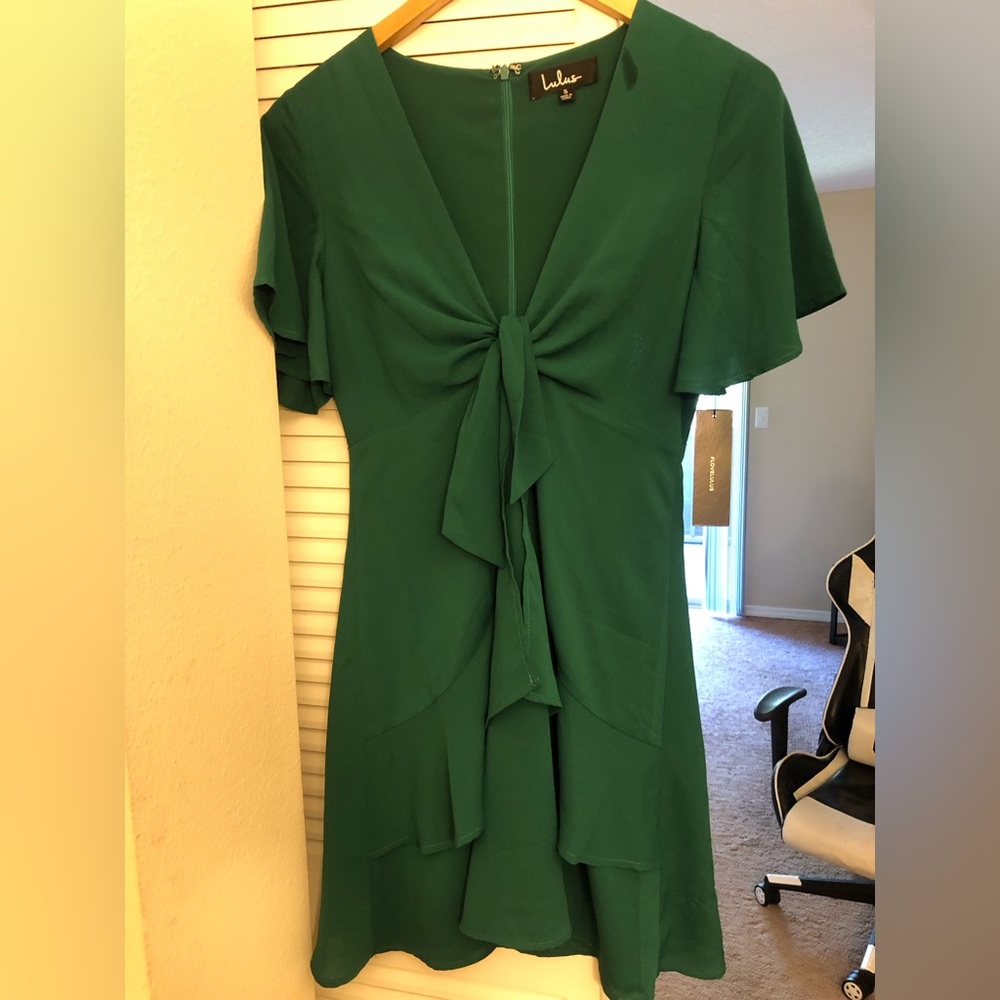 Lulu’s Shamrock Green Dress